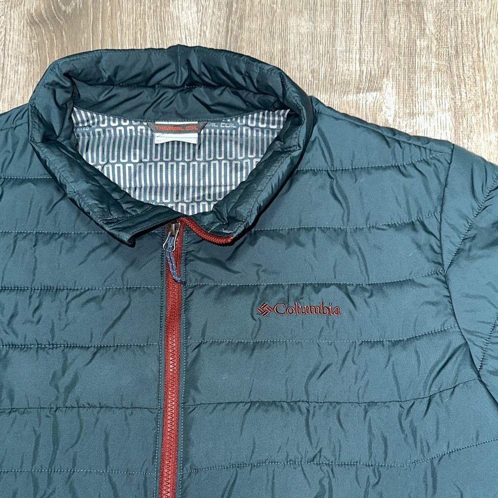 NWOT Columbia Thermal Coil Teal Peacock Men’s XL Puffer Jacket